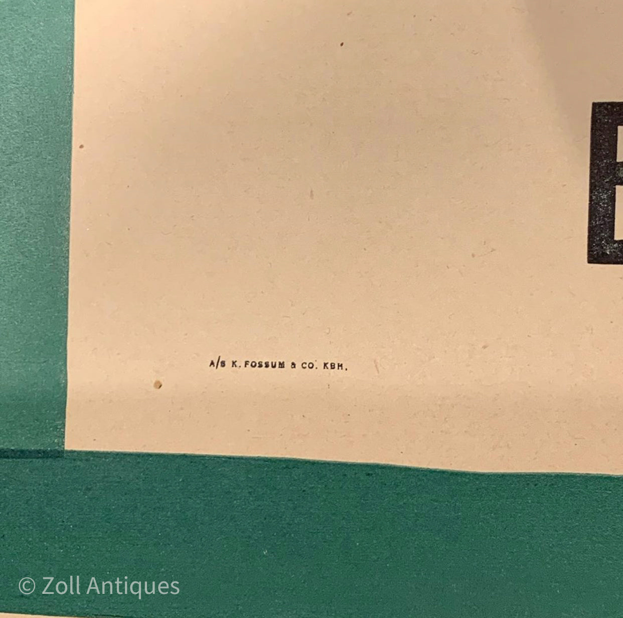 Vintage Politi evakuerings plakat