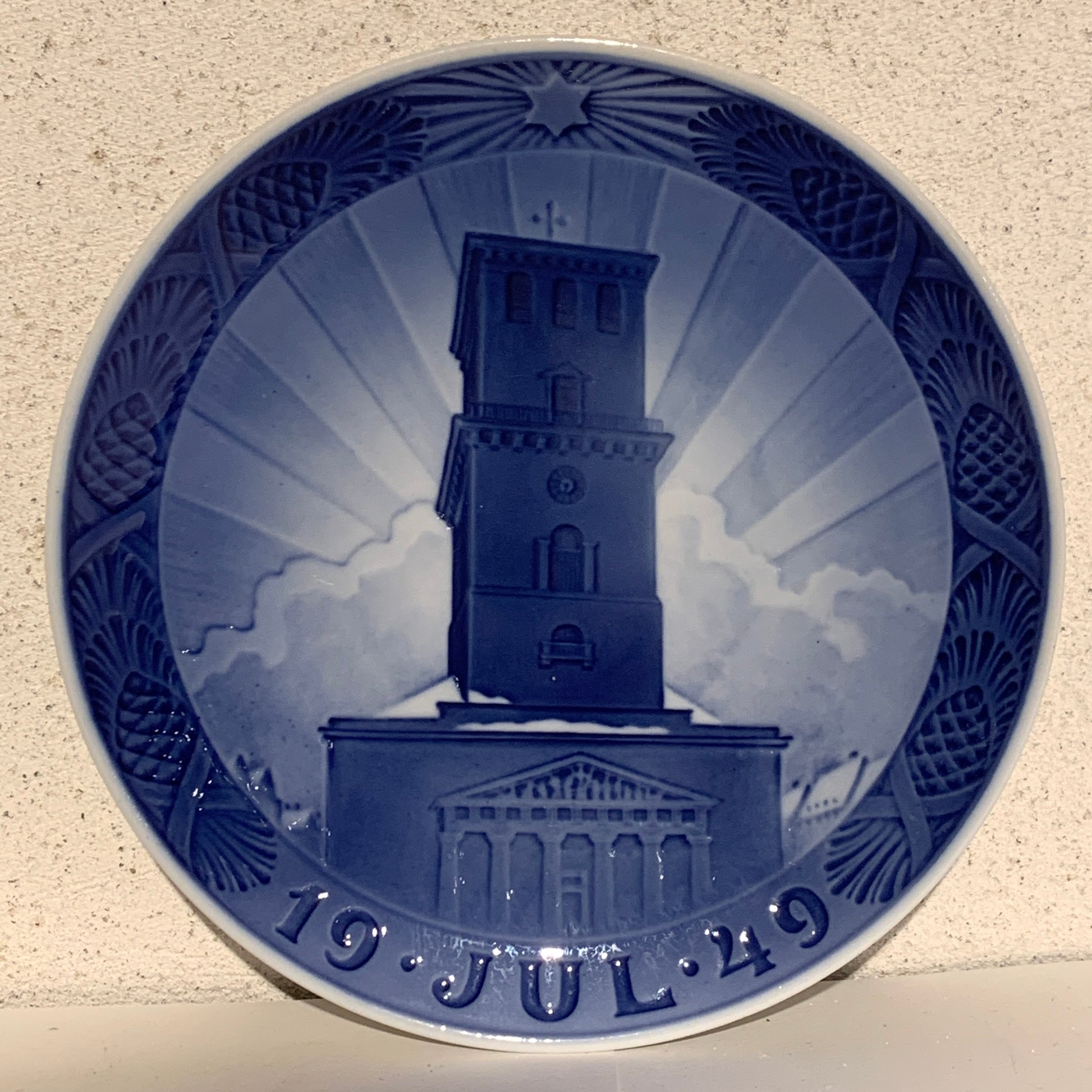 Royal Copenhagen juleplatte 1949