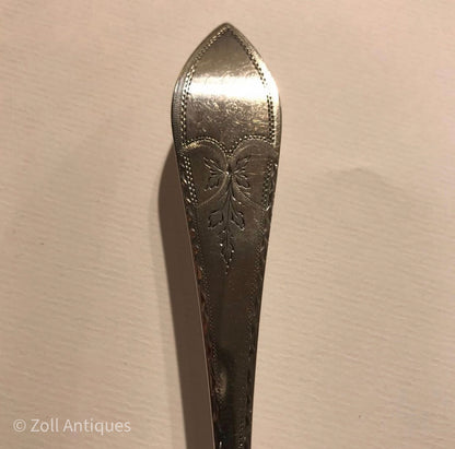 Hans Jacob Møller f.1778. Sølv Fiske Spatel