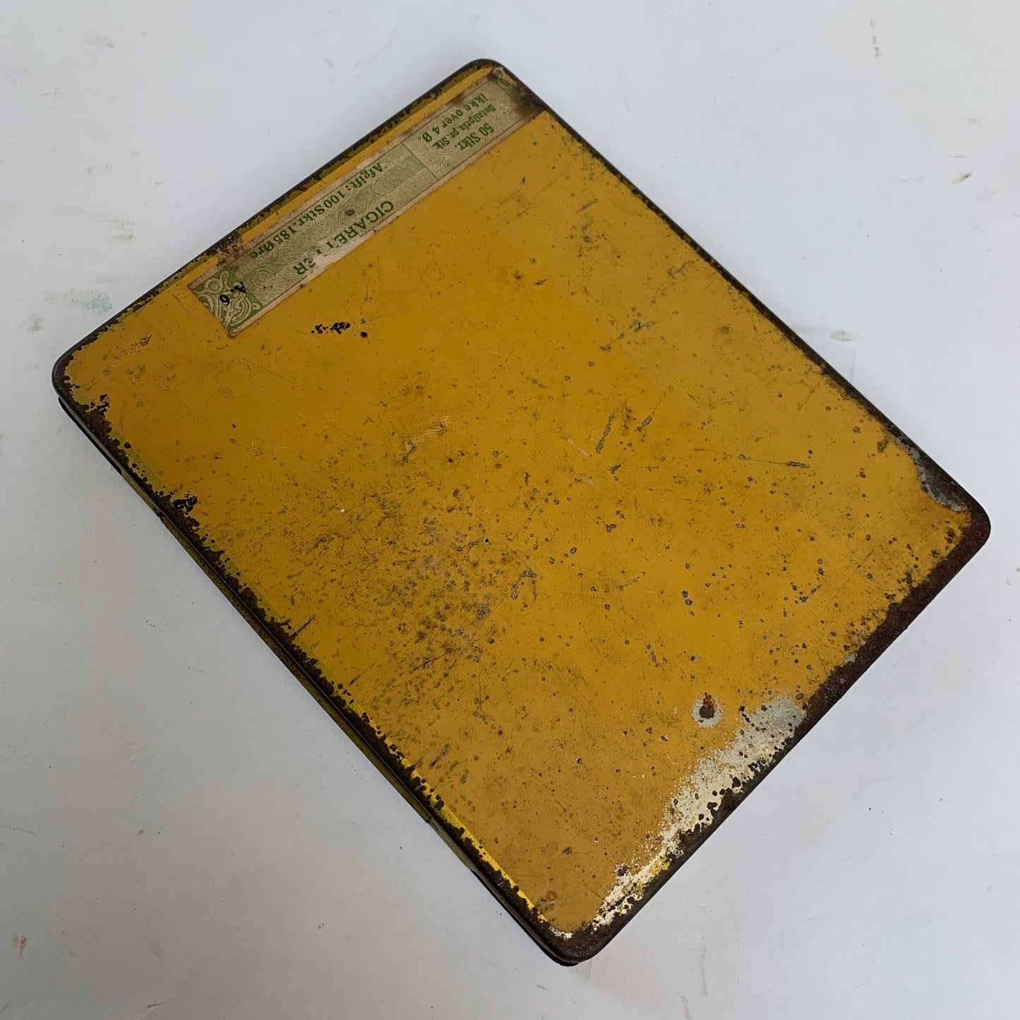 Older tin box, North state.