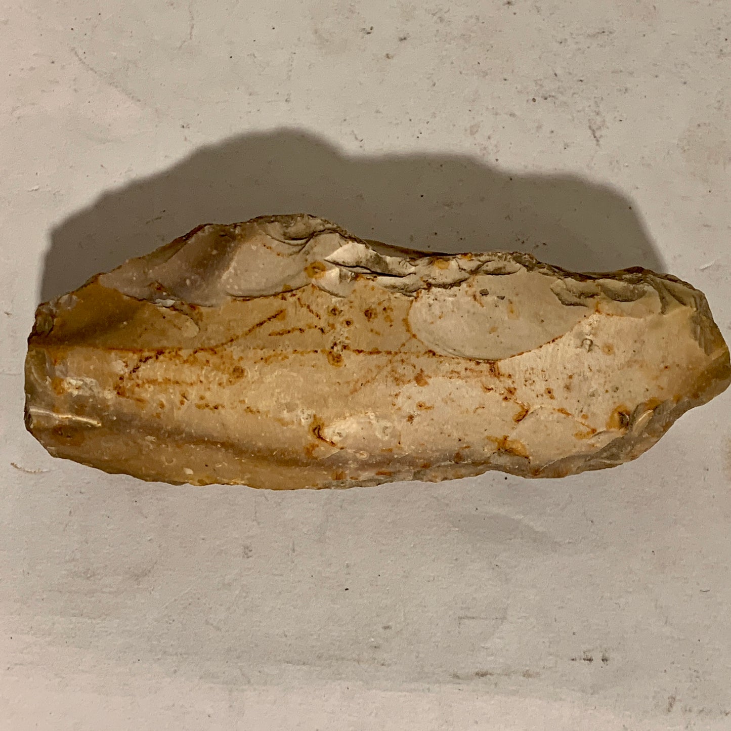 Dansk oldsag, Kerneøkse i flint. Jæger stenalder.