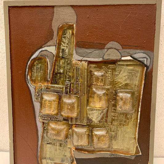 Henning Gjedde(f.1926-1990)abstrakt komposition