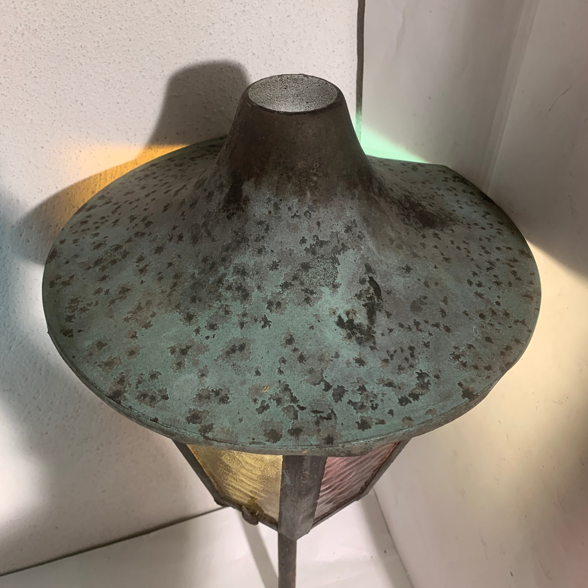 Vintage street lamp from the early 1900s