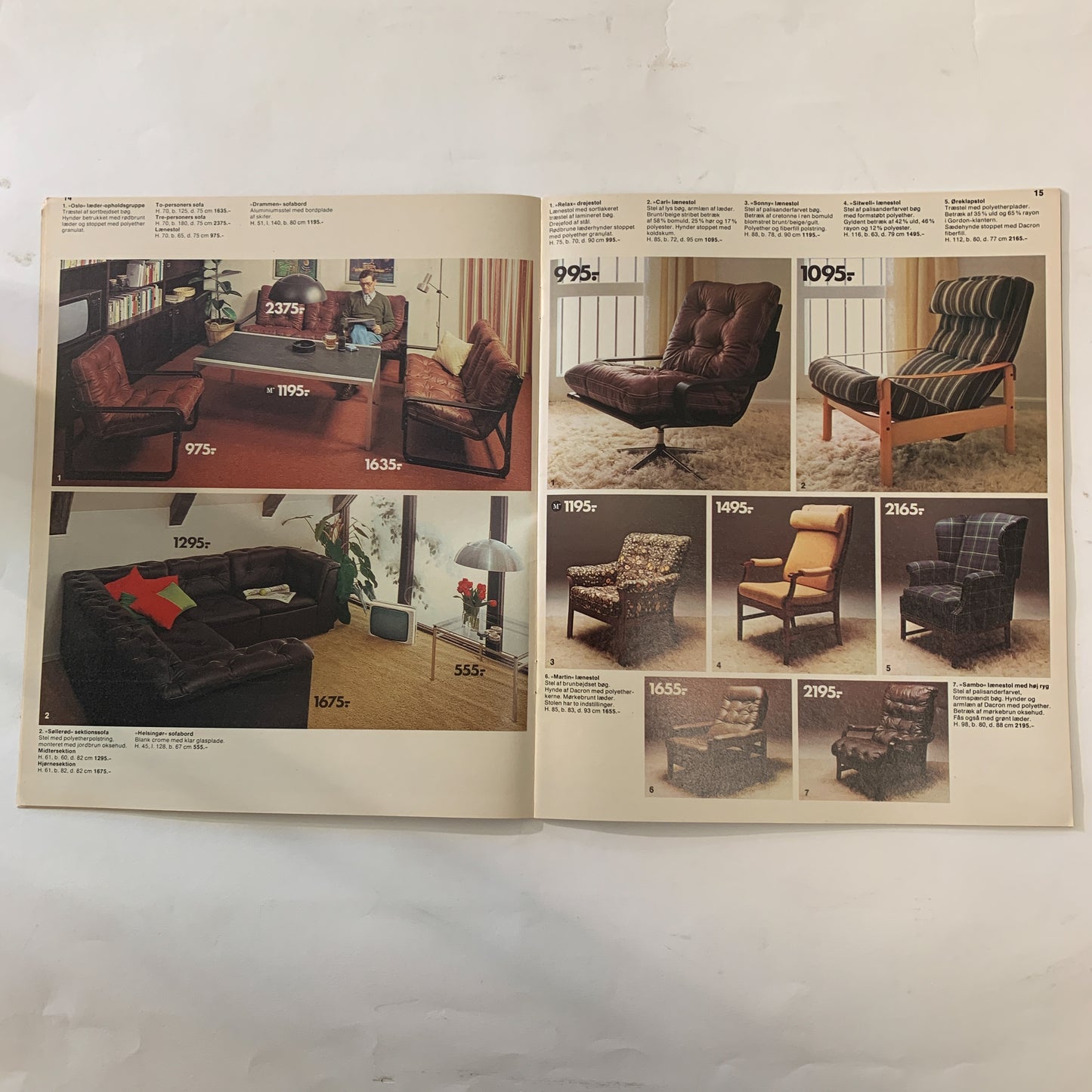 A.Andersen & Bohm. Møbel katalog fra 1970