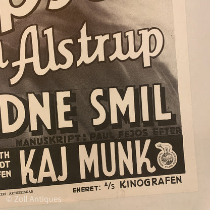 Original dansk Bodil Ipsen film plakat, fra 1930érne.