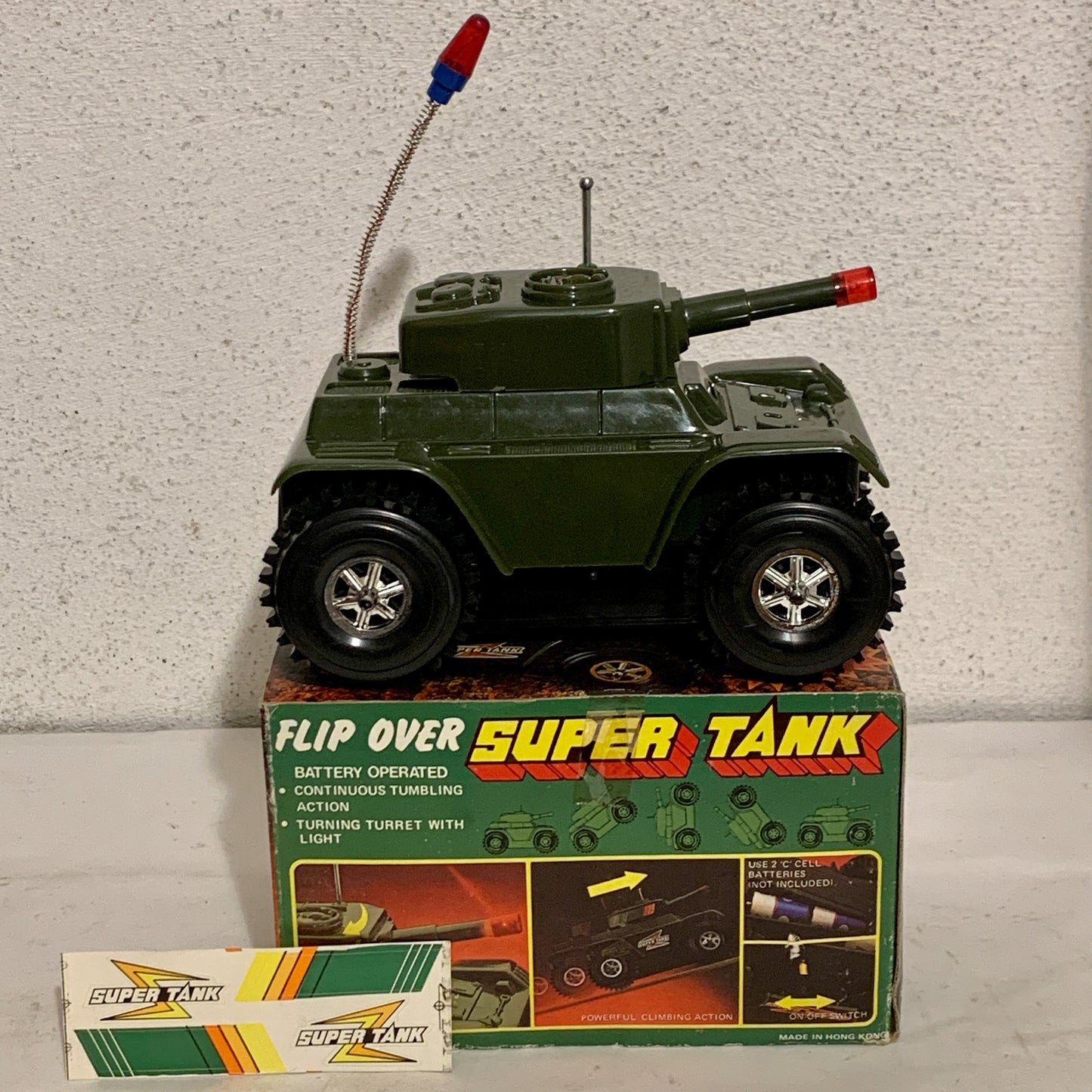 Flip Over Super tank, i original æske, fra 1970erne