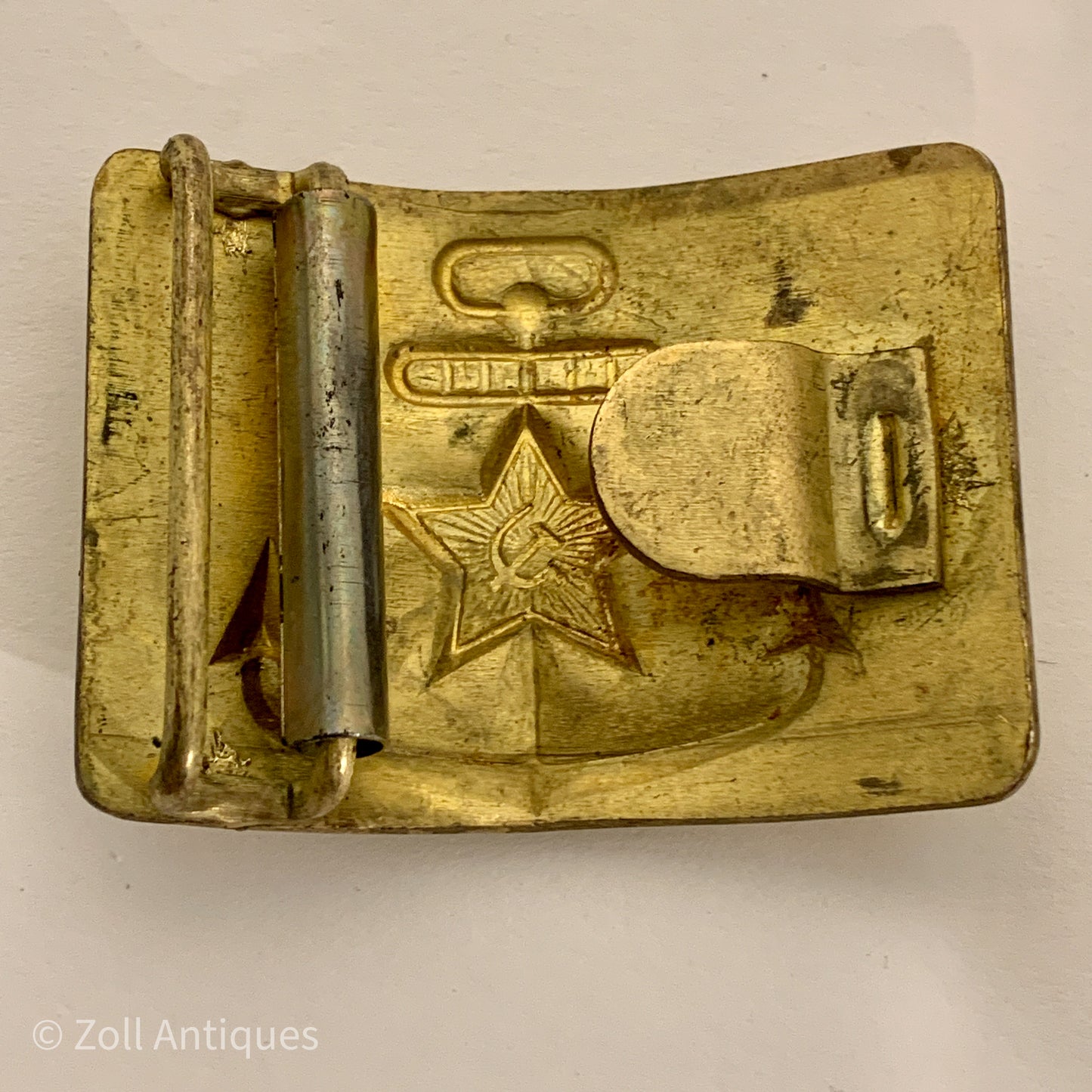 Original vintage Sovjet USSR Navy bæltespænde