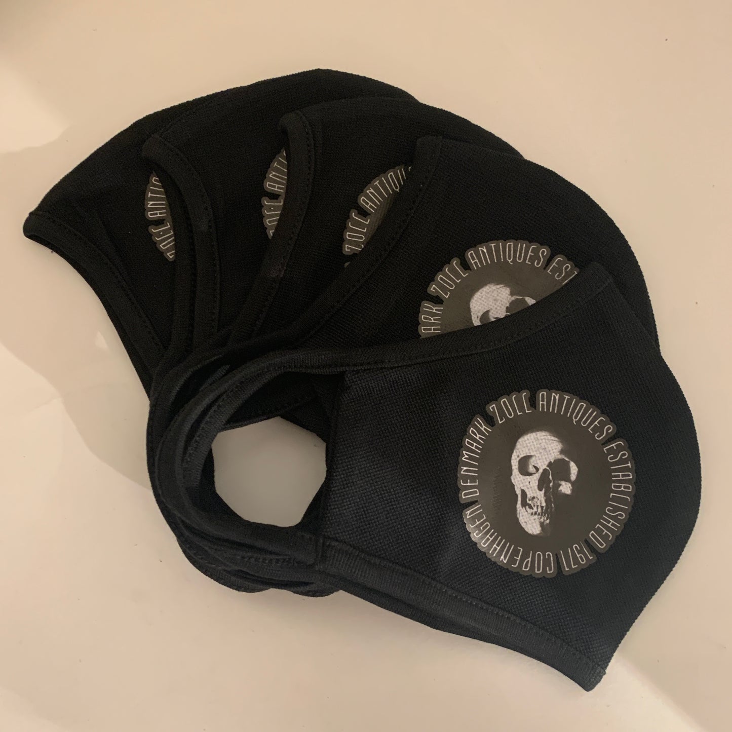 5 stk. Zoll Antiques Skull Logo Mundbind