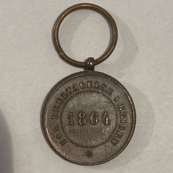 Dansk militær: miniature erindringsmedaljen for krigen 1864