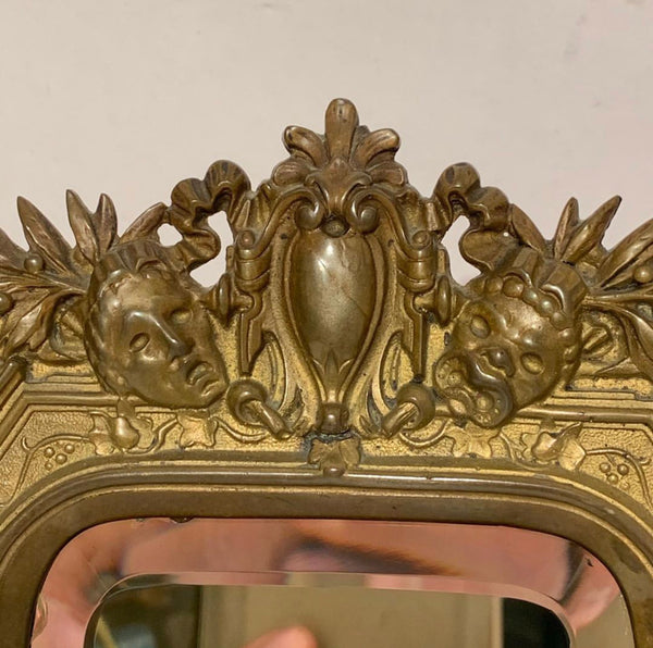 Antik Fransk Napoleon 3 Bordspejl