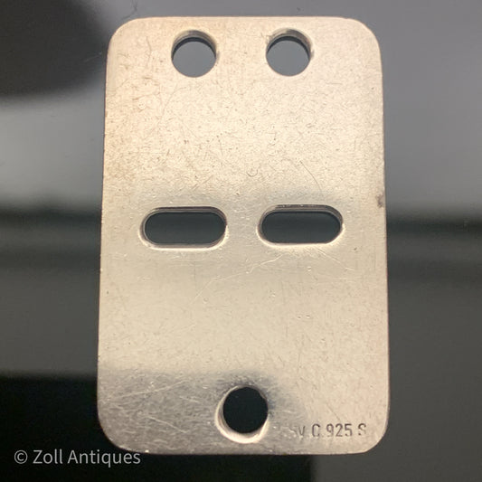 Sv.Christensen (1958-68.)kadaver skilt i Sterling sølv.