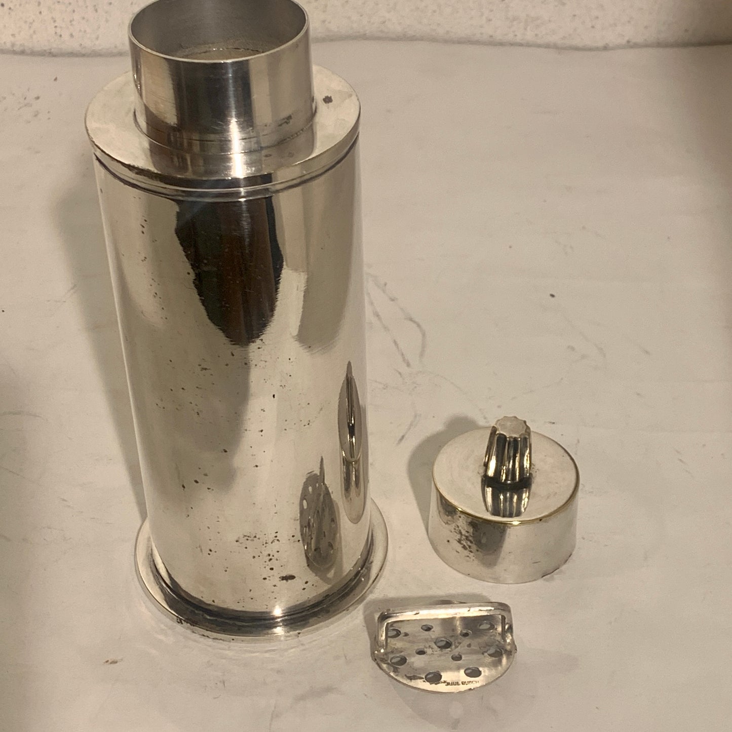 Erik Juul Busch (1945-65) Sølvbelagt cocktailshaker