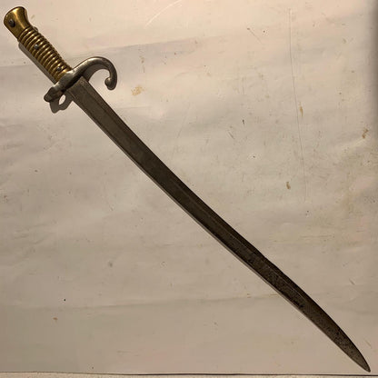 Fransk M1866 Chassepot sværd bajonet