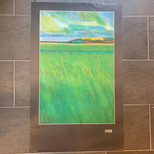 Buster Bruun, vintage DSB poster, from 1977/1978