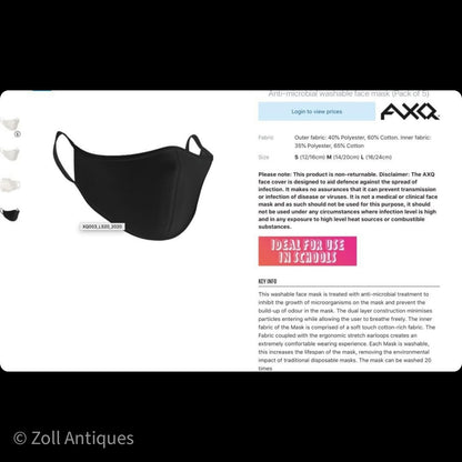 5 stk. Zoll Antiques Skull Logo Mundbind