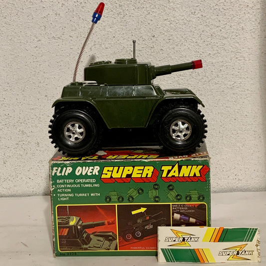 Flip Over Super tank, i original æske, fra 1970erne