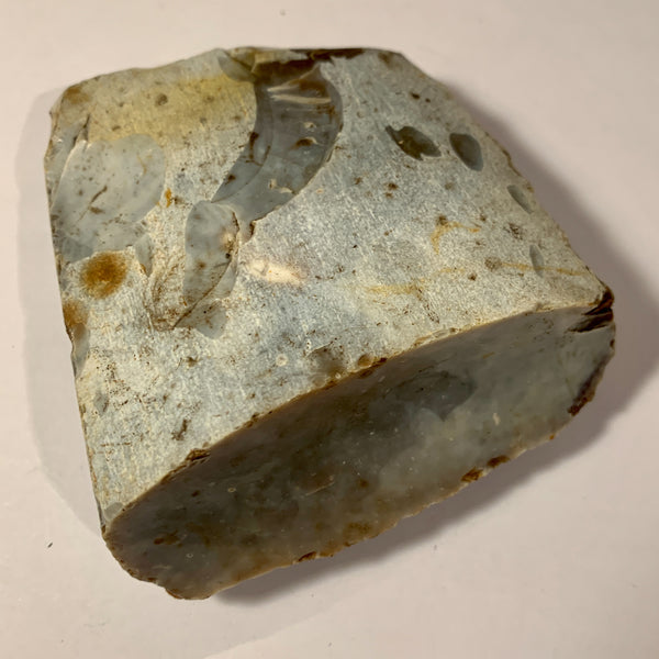 Dansk stenalder. Fragment af økse. Yngre stenalder. År : 4200-1800 F.Kr.