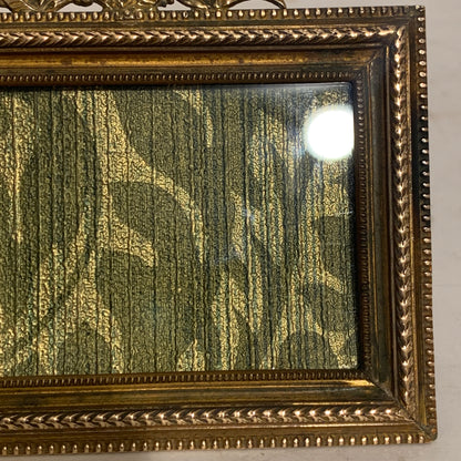 Antique French bronze frame, from the 19th century.