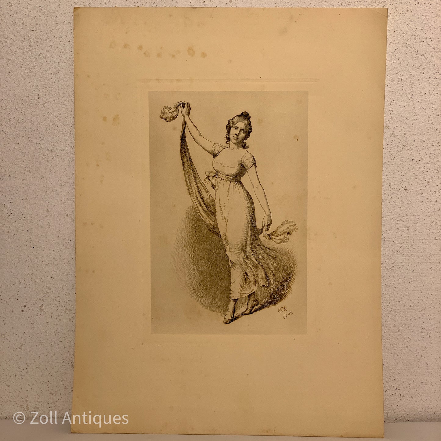 Carl Thomsen (f.1847-1912) Original radering