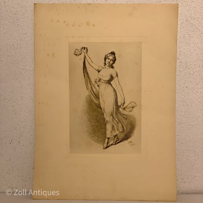 Carl Thomsen (f.1847-1912) Original radering