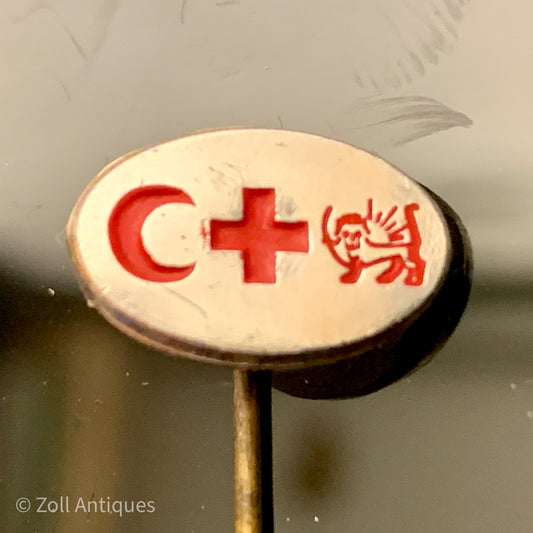 Vintage Røde Kors m.m. mærke