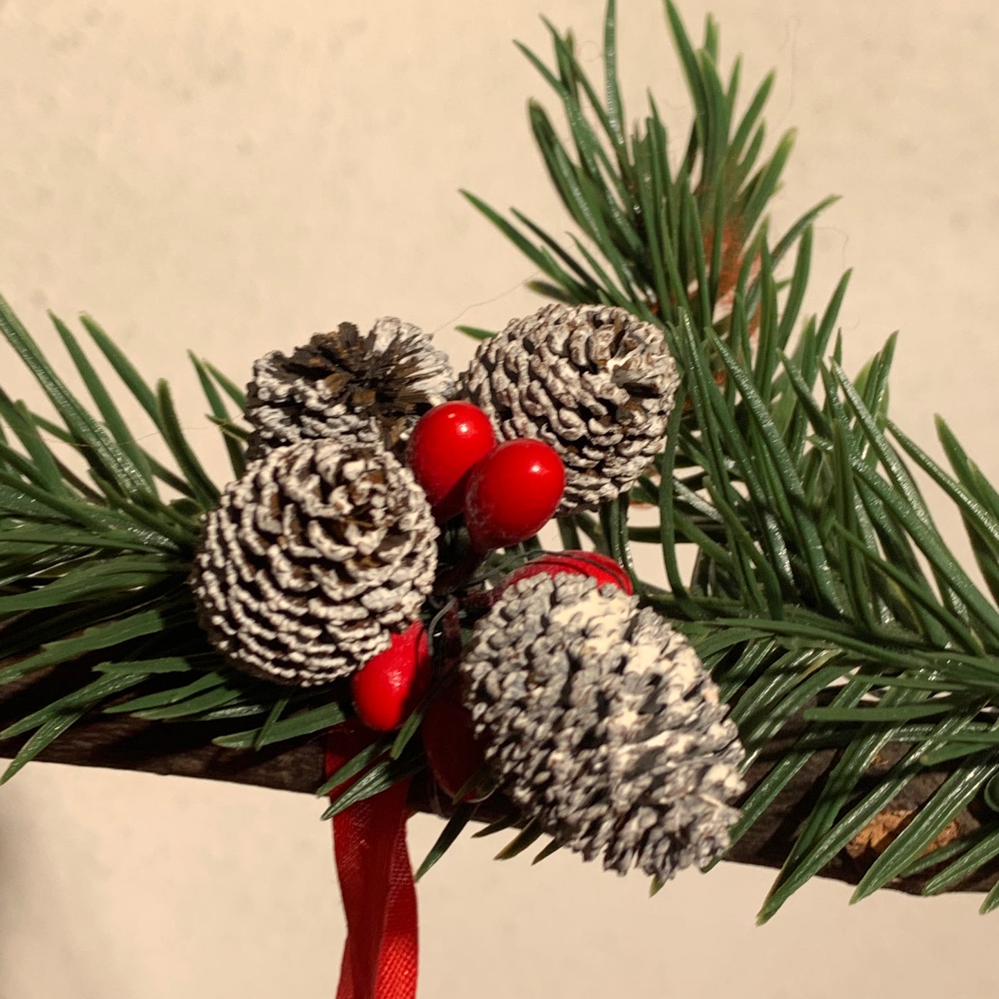 Gammelt julepynt, glasklokke dekoration, fra 1960érne.