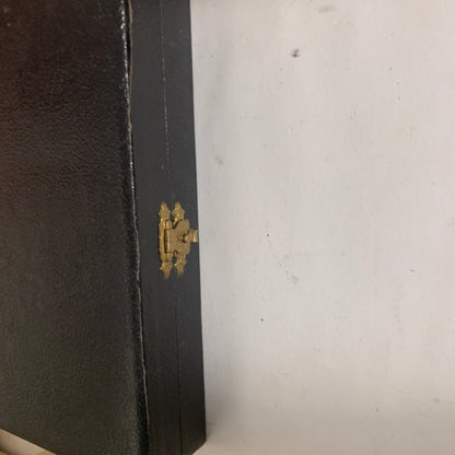 Samling vintage sølvbestik æsker