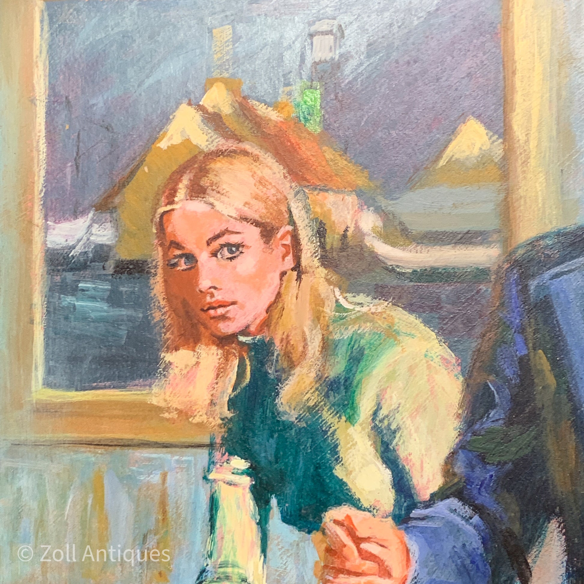 Mogens Amdi Thorsen. Gouache på papir