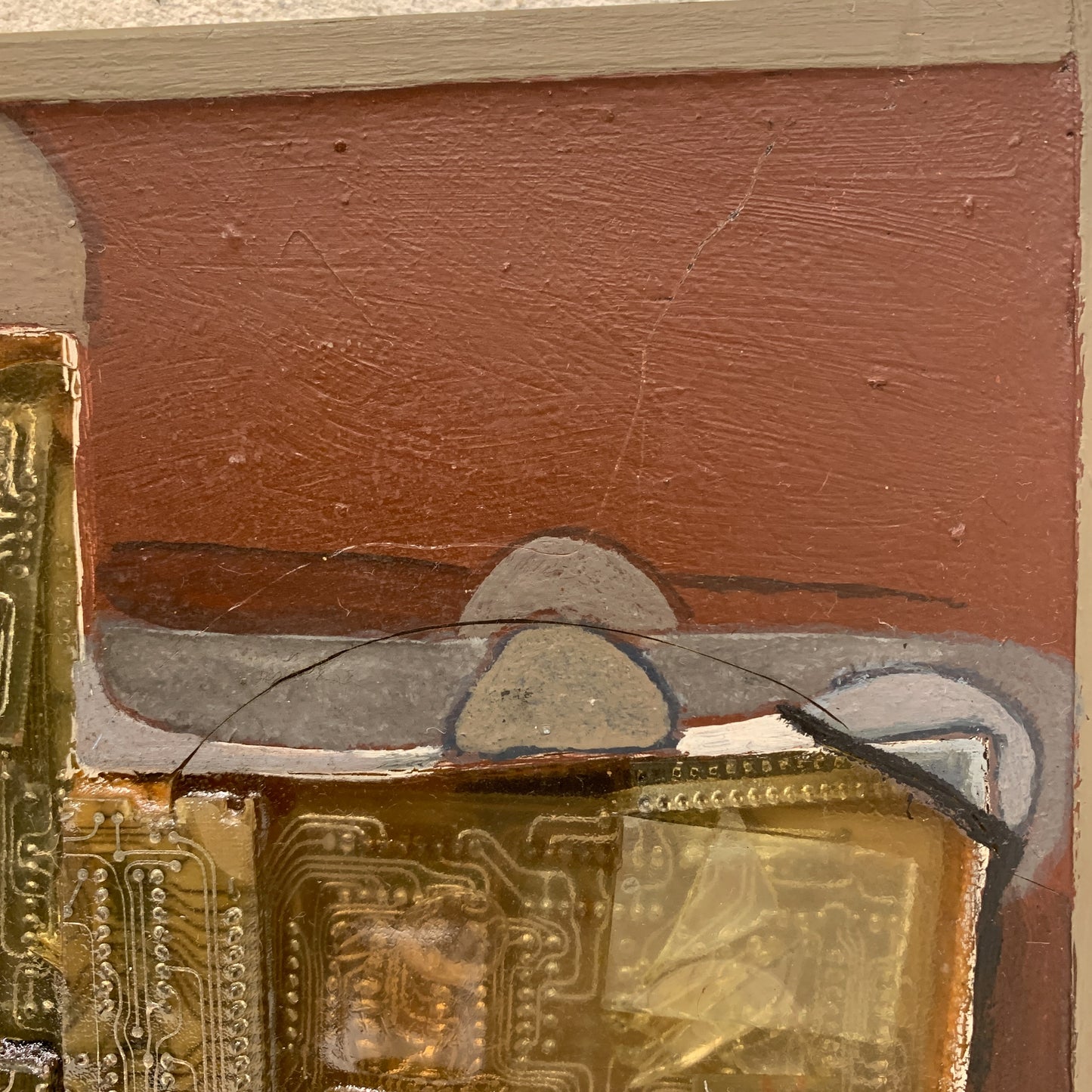 Henning Gjedde(f.1926-1990)abstrakt komposition