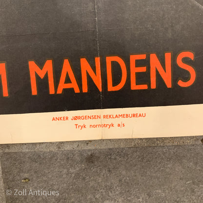 Original Danish “A Love Intermezzo” movie poster, from 1944.