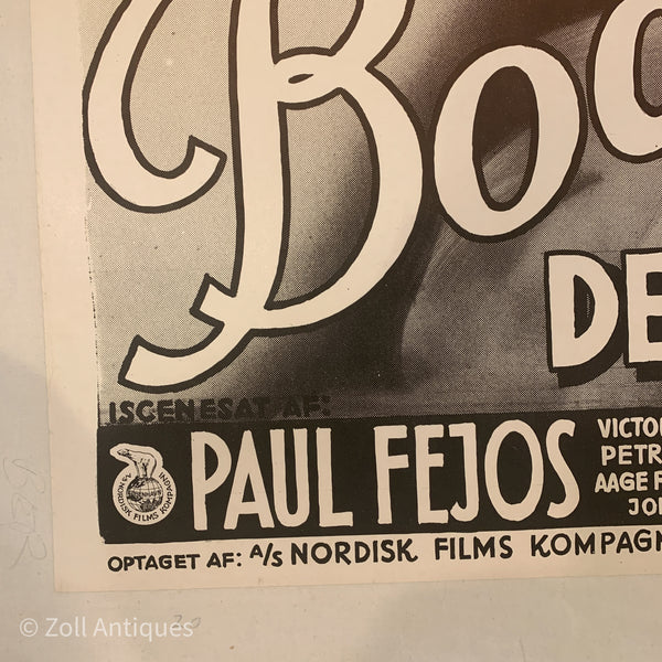 Original dansk Bodil Ipsen film plakat, fra 1930érne.
