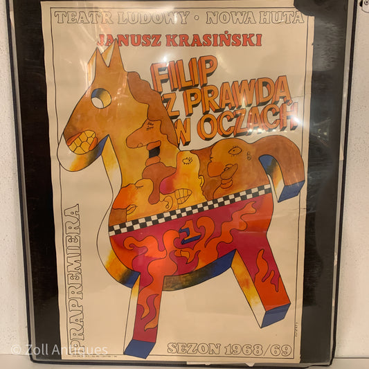 Original Waldemar Swierzy plakat fra 1968