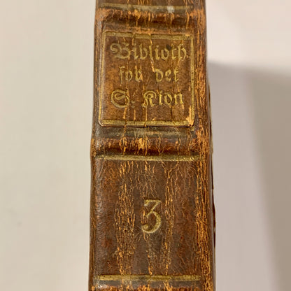 Bibliothek for det smukke kiøn 3.Bind. Gyldendals Forlag, 1785, 1.Udgave, 1. Oplag