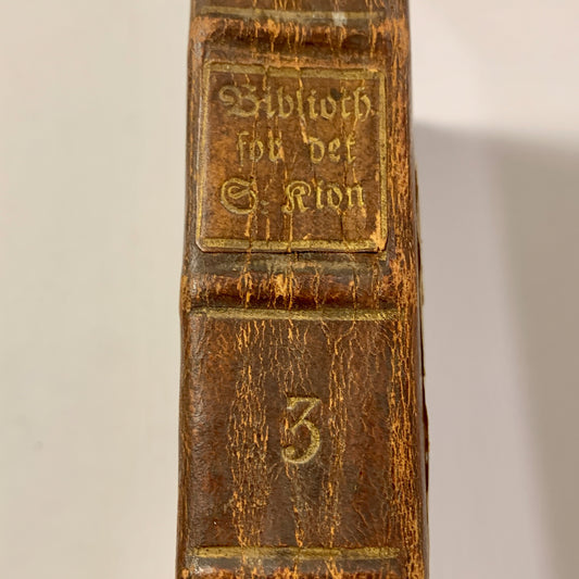 Bibliothek for det smukke kiøn 3.Bind. Gyldendals Forlag, 1785, 1.Udgave, 1. Oplag