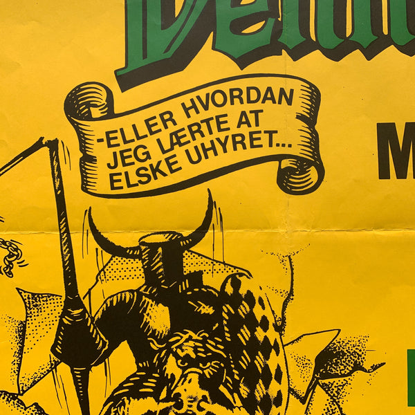 Original dansk Stakkels Dennis film plakat fra 1970érne