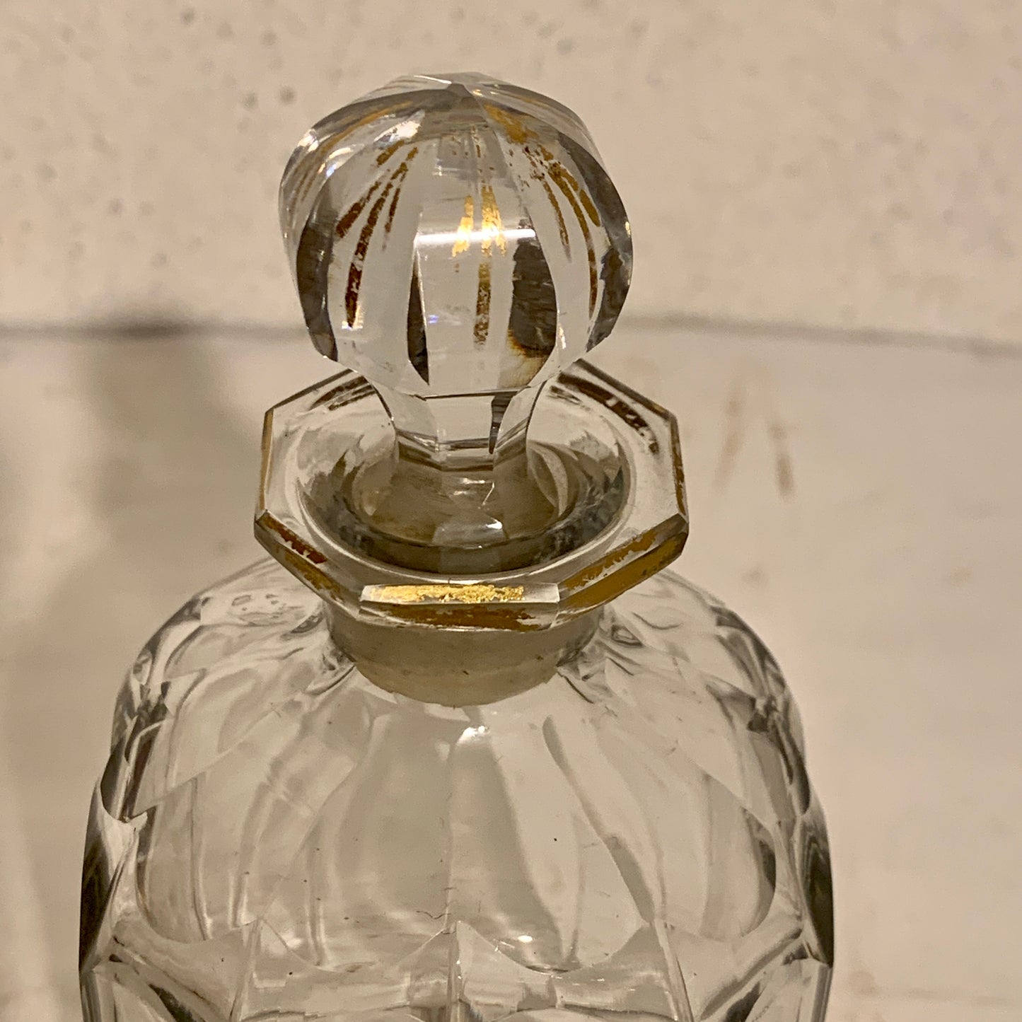 Antik Georgiansk glas karaffel, England ca. år 1800.