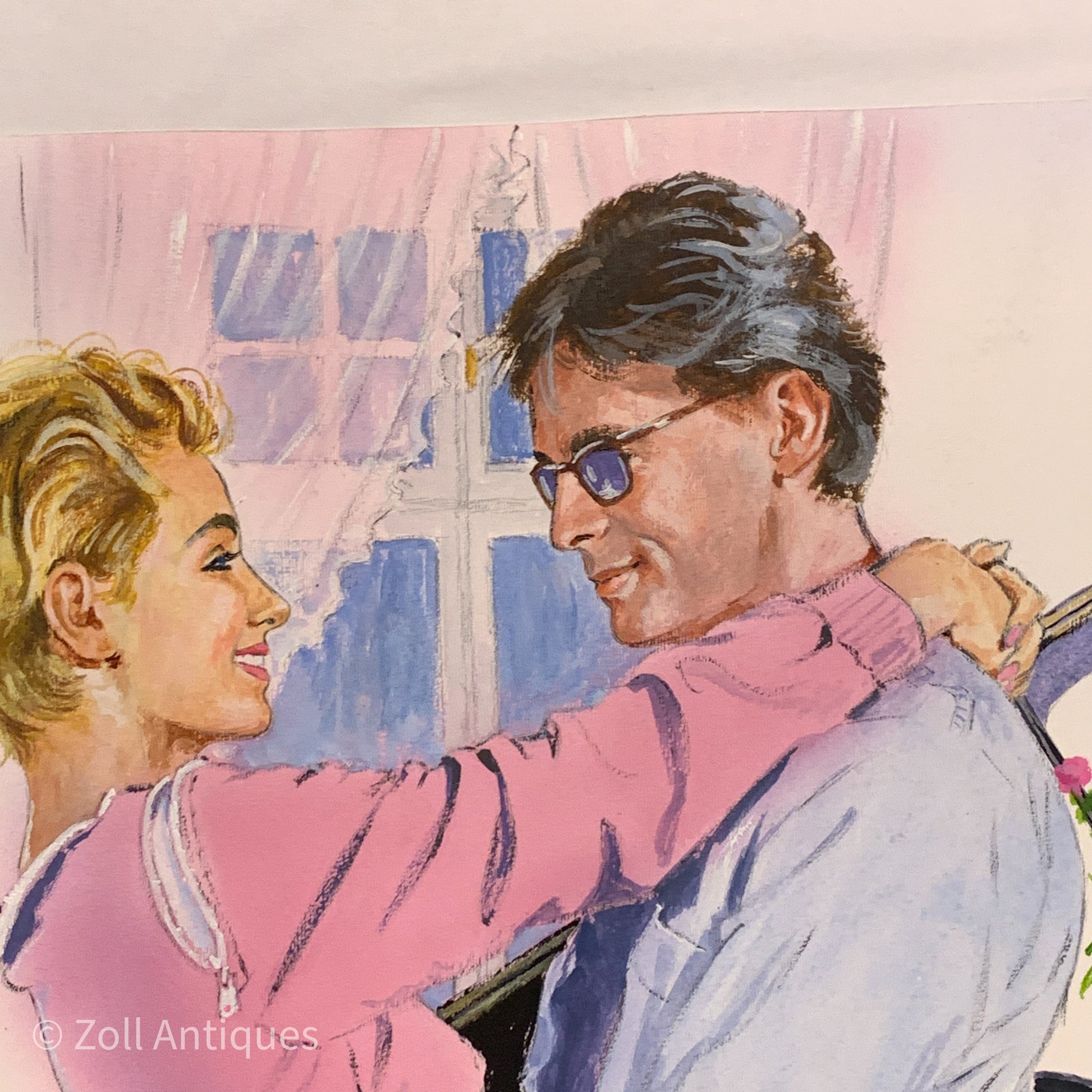 Mogens Amdi Thorsen. Gouache på papir